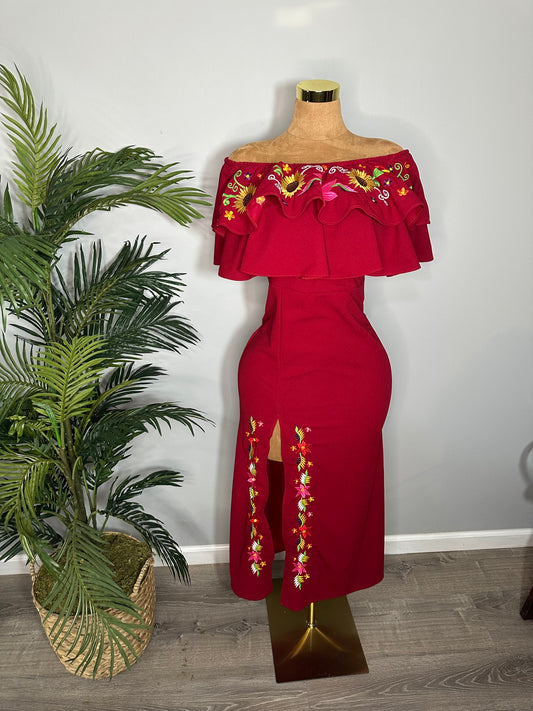 Vestido Maribel (rojo)