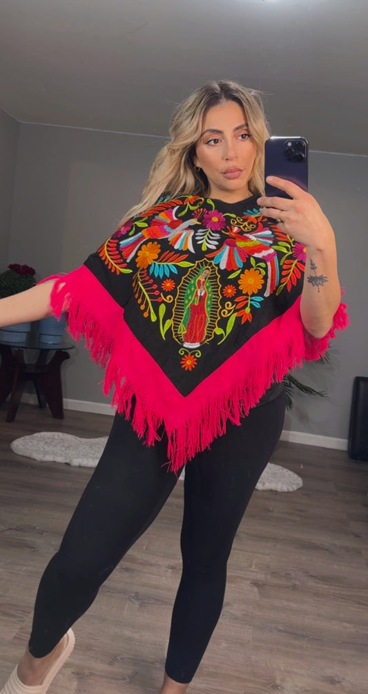 Gabán virgen de Guadalupe (pink)