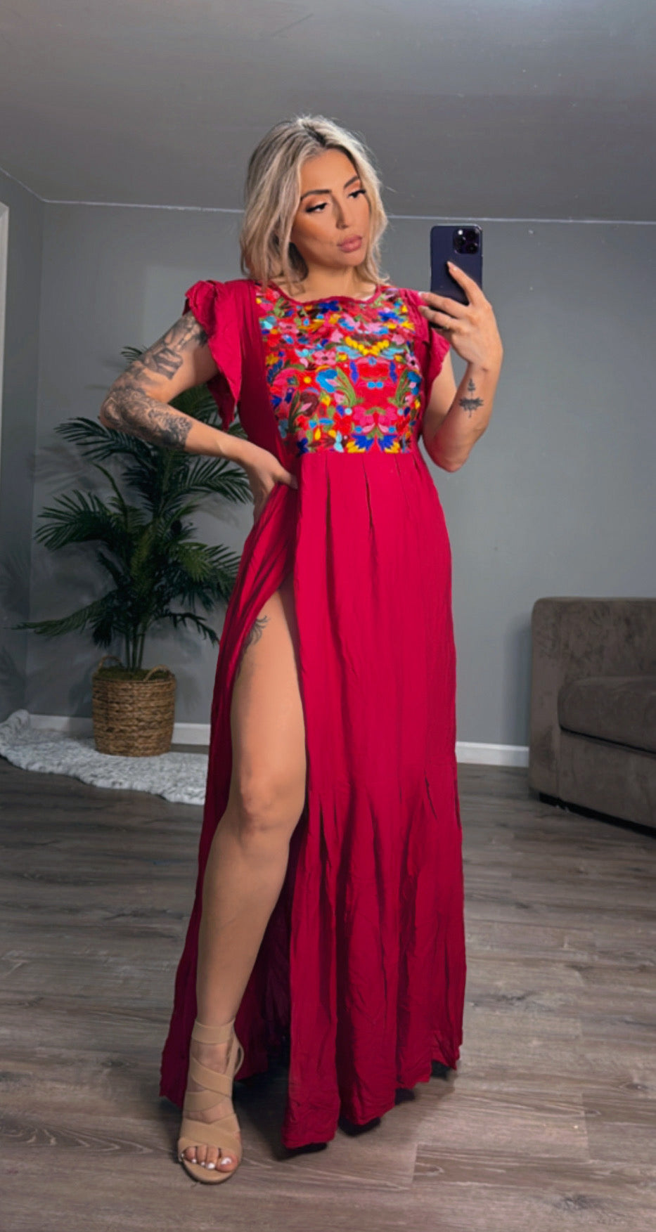 Vestido Belen (rojo)