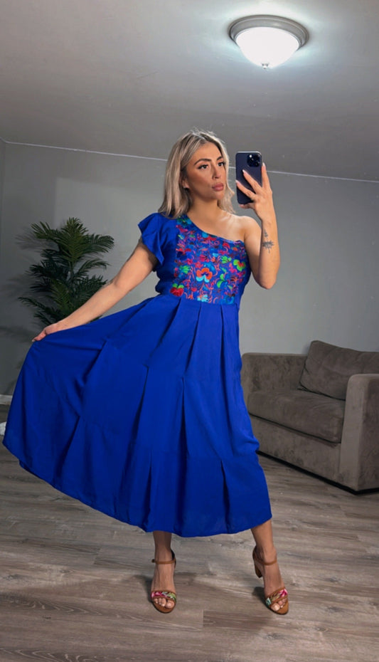 Vestido Florecita (blue)