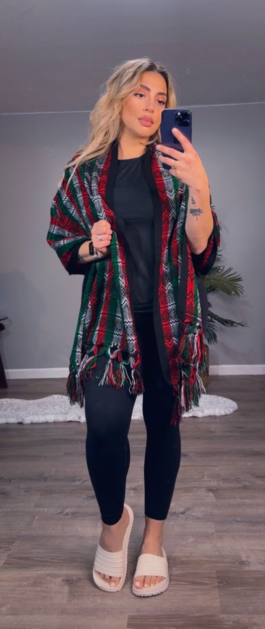 Reboso Tricolor negro