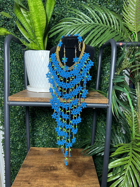 Xica Huichol Necklaces (blue)