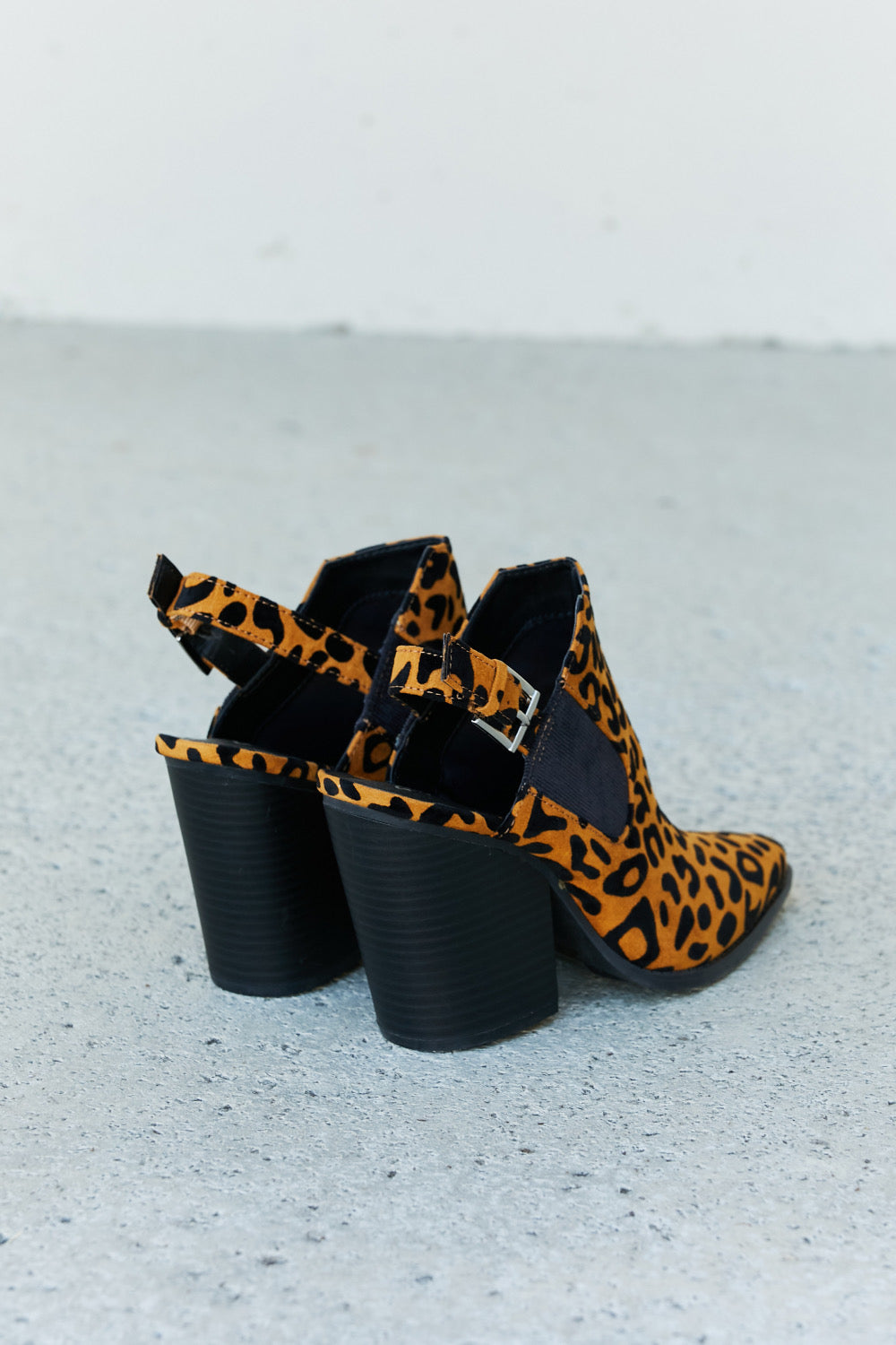 Leopard booties