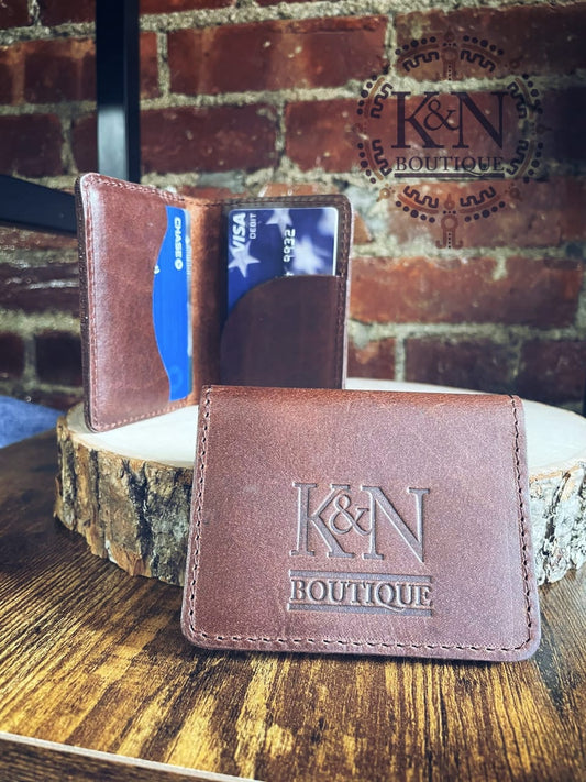 Brown Leather card holder