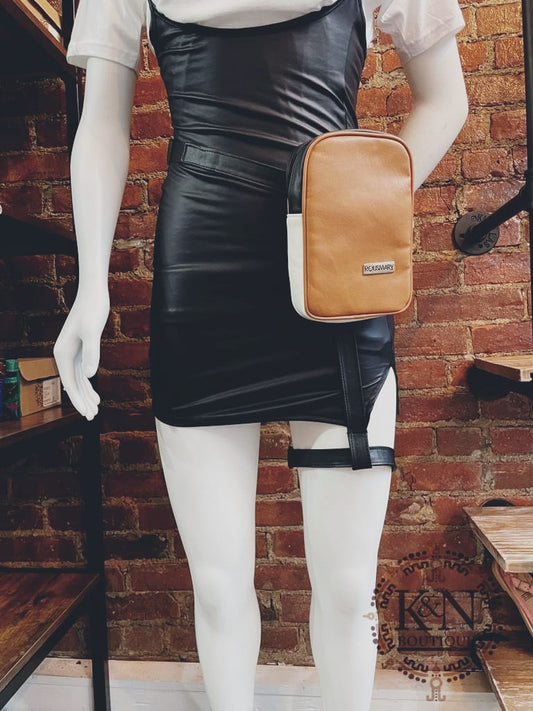 Harness Fanny Pack (Brown/black)