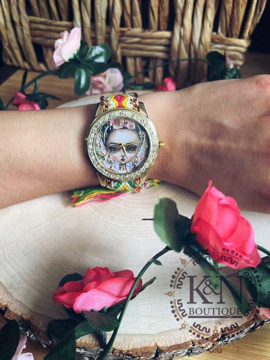 Reloj Frida Cartoon II