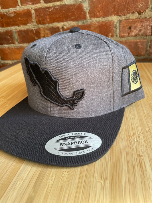 Gray map snapback
