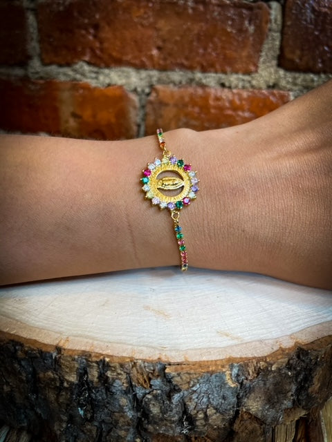 Multi Color Virgen de Guadalupe